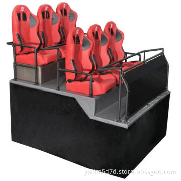 5D Theater 6 Seats 6dof Motion Cinema, Aviation Flight Simulation Electric Cinema